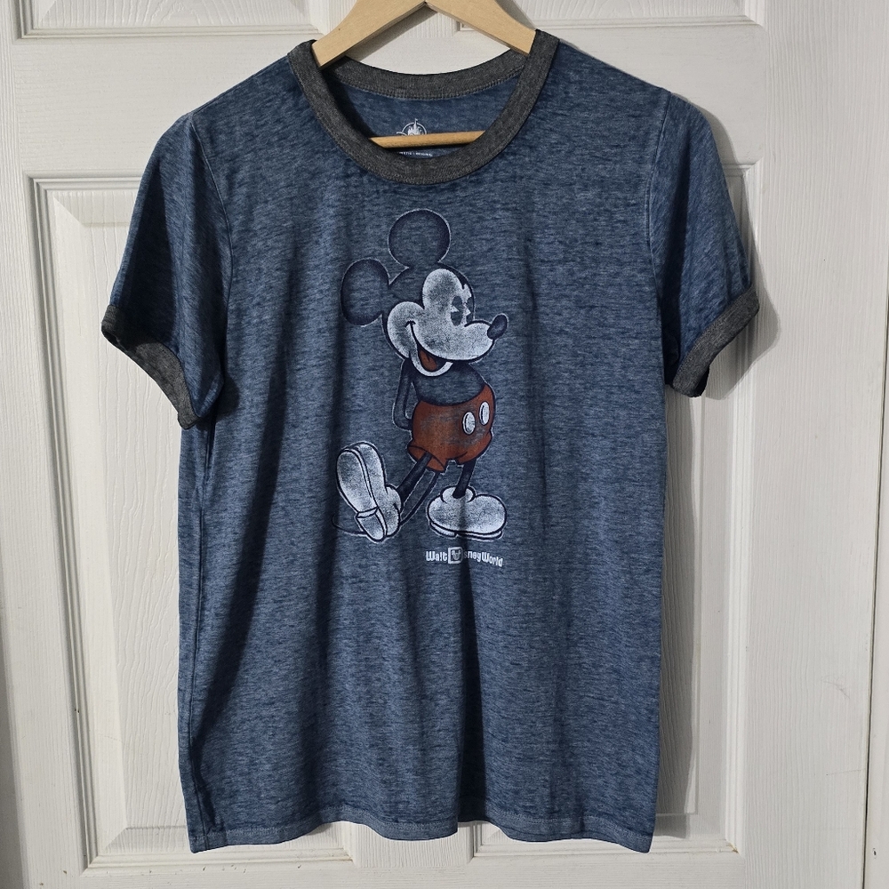 Women's Disney Mickey Mouse T Shirt Tee Sz M